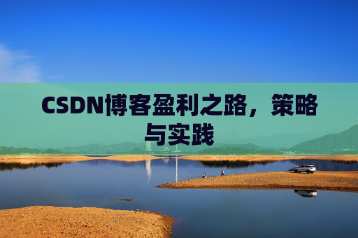 CSDN博客盈利之路，策略与实践